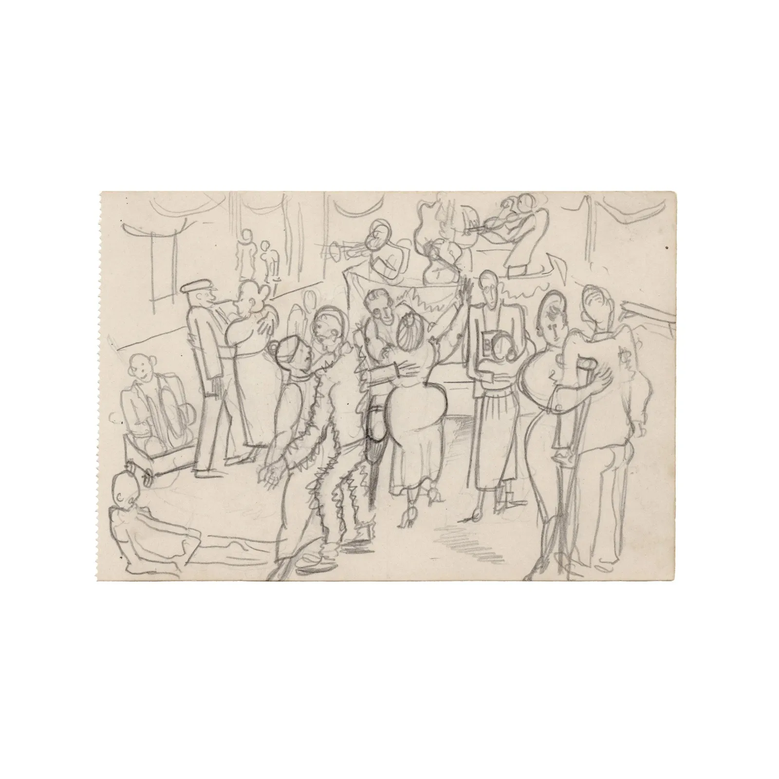 Franciska Clausen: danseskitse (solgt)