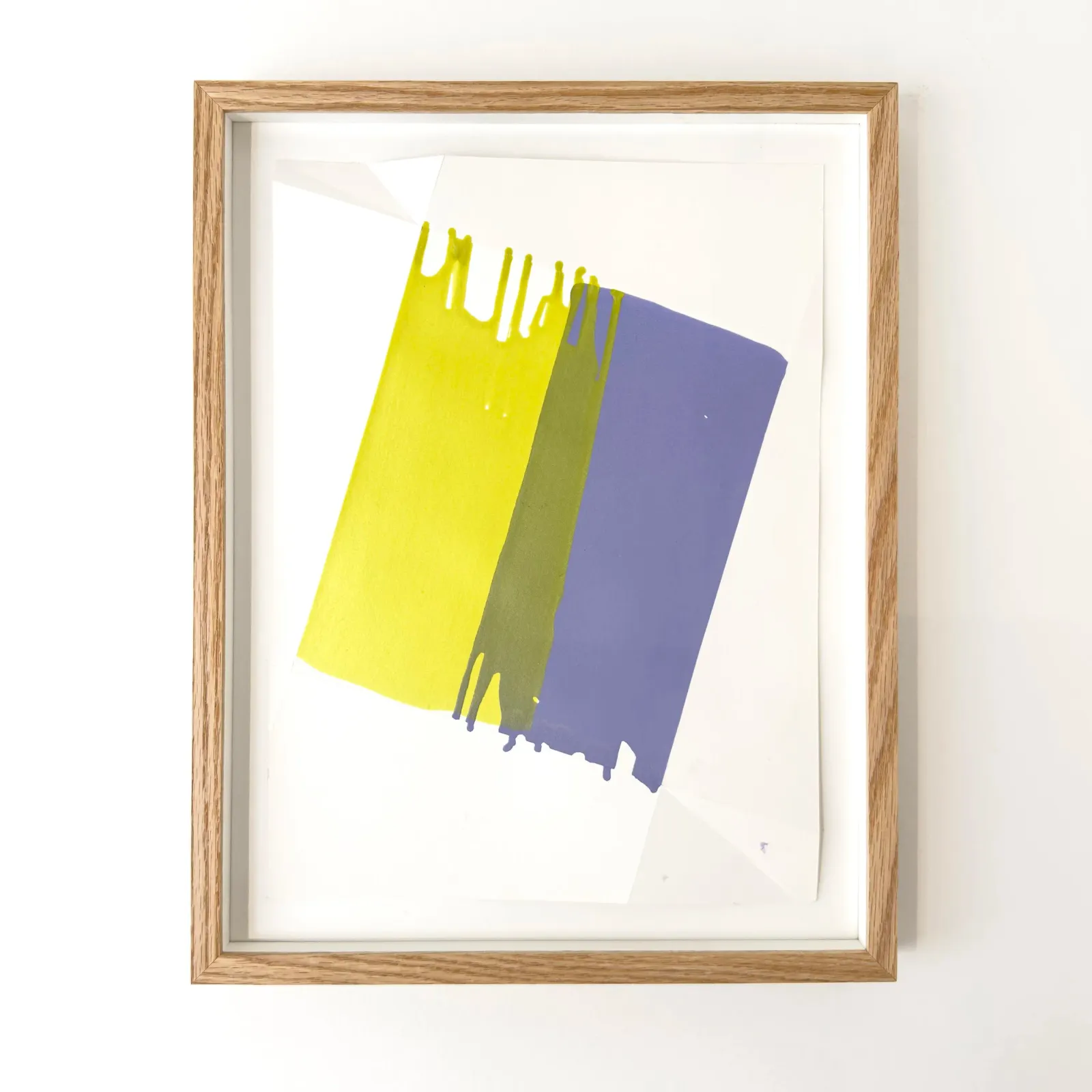 Signe Guttormsen: Uden titel (grøngul/violet), 2005