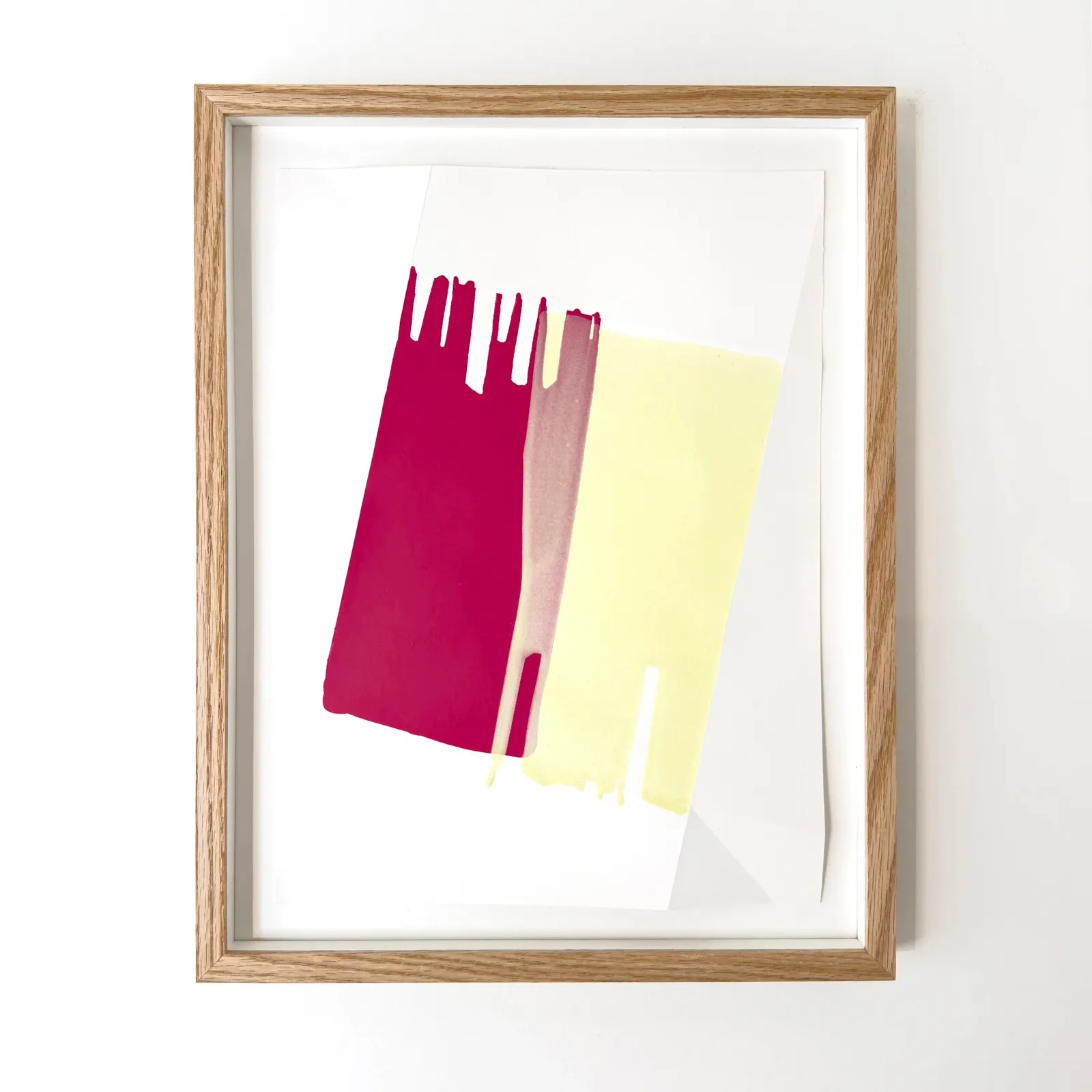 Signe Guttormsen: Uden titel (rød/gul), 2005