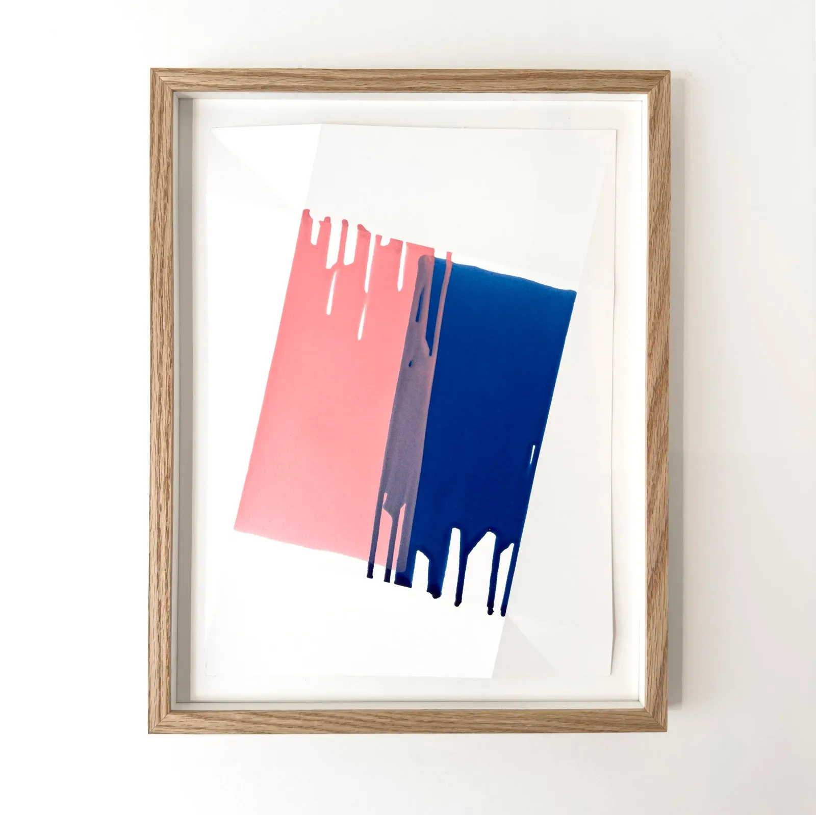 Signe Guttormsen: Uden titel (rosa/blå), 2005