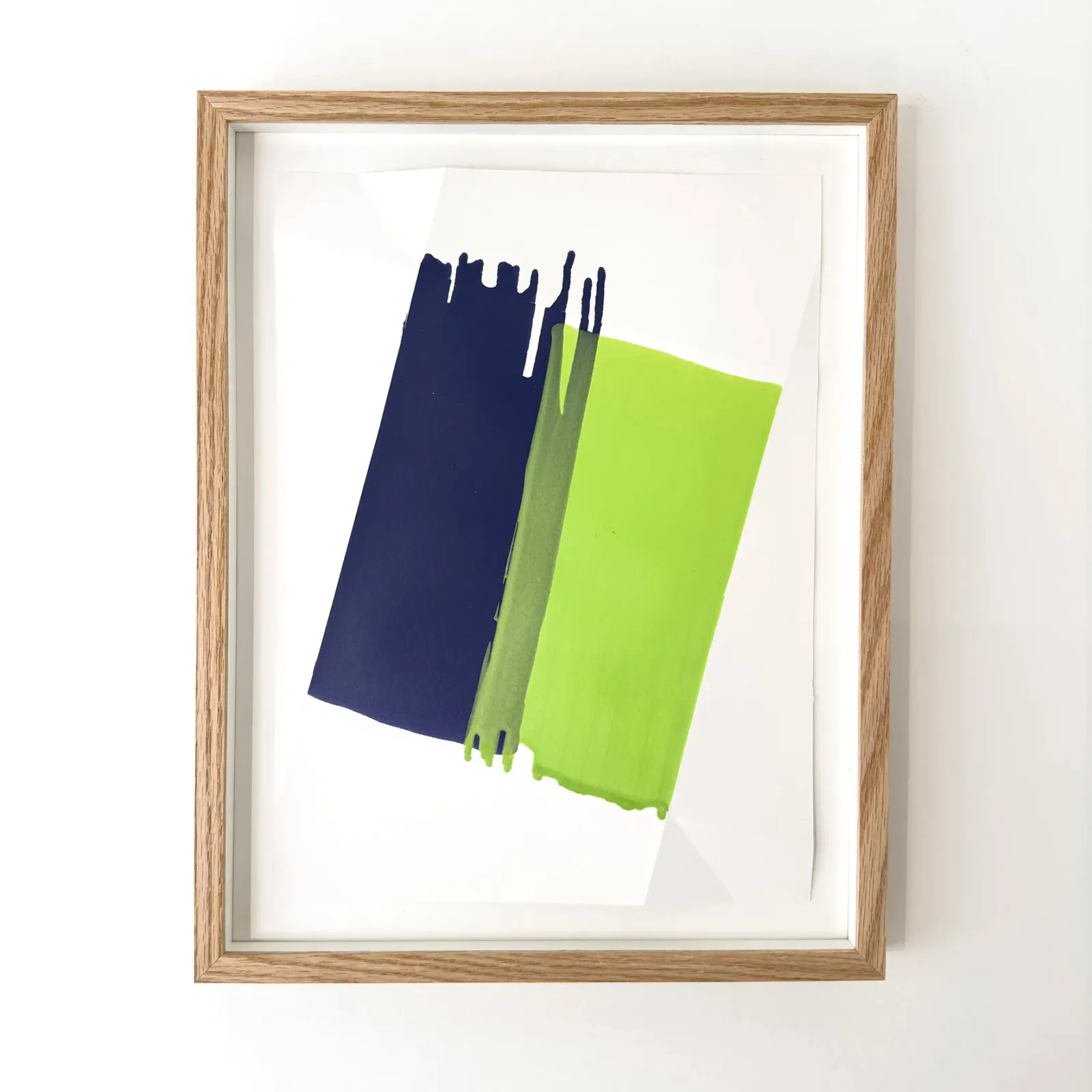 Signe Guttormsen: Uden titel (blå/grøn), 2005