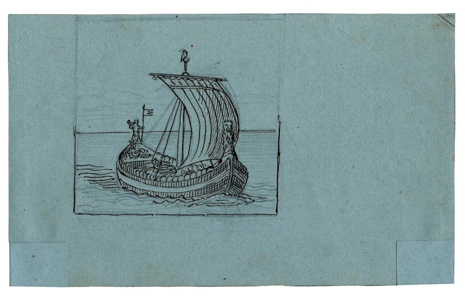 Constantin Hansen: Vikingeskibe