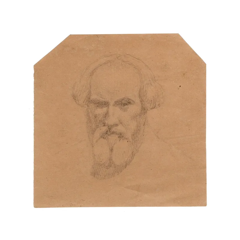 F. G. Hertzog: Portrætskitse af H.W. Bissen