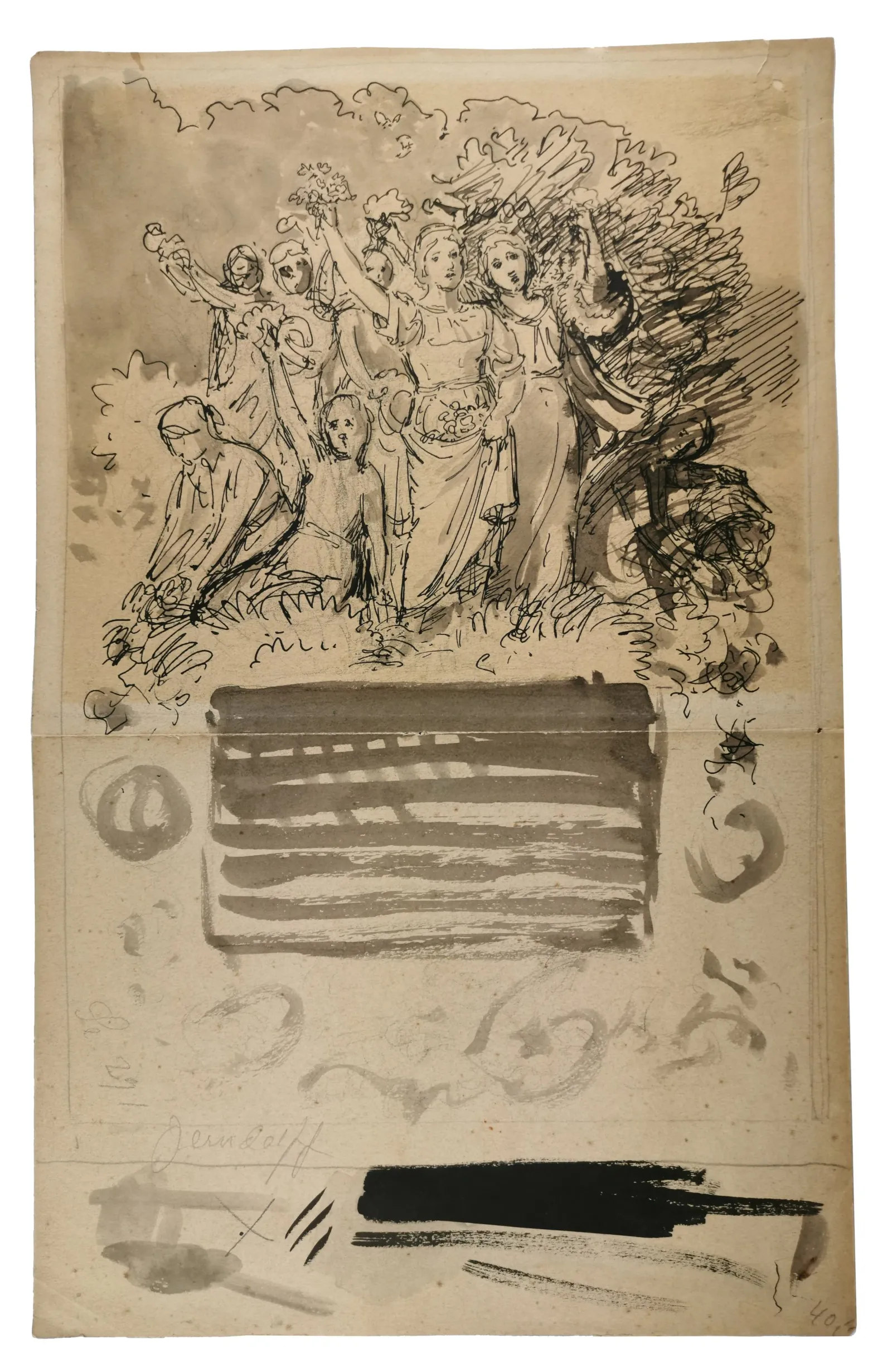 August Jerndorff: større komposition