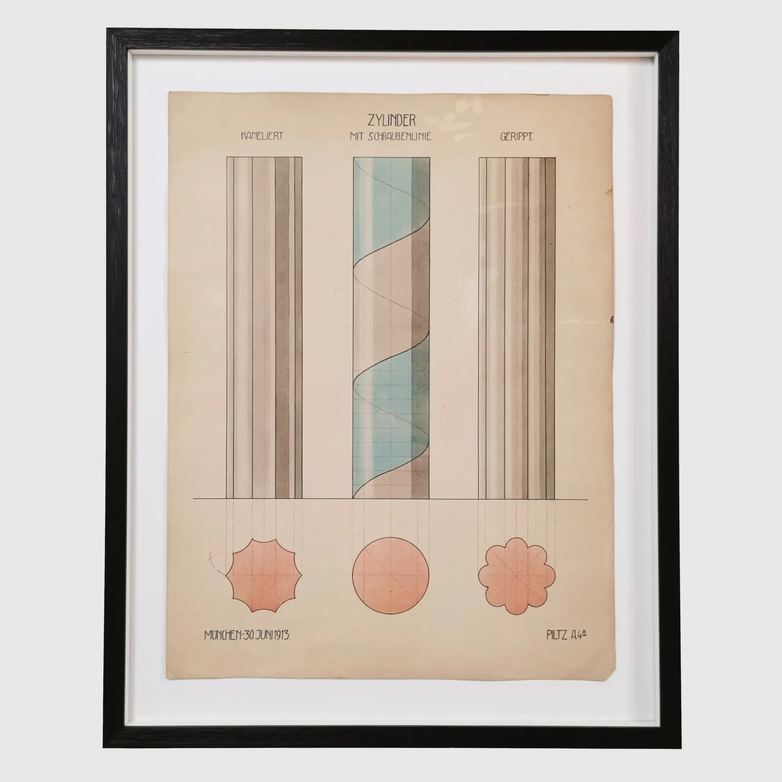 Ukendt kunstner: Zylinder, 1913