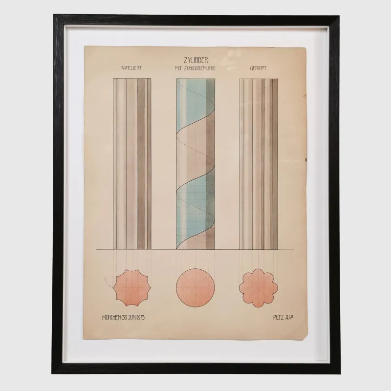 Ukendt kunstner: Zylinder, 1913