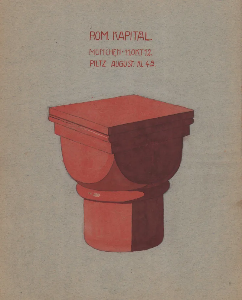 Ukendt kunstner: Rom. Kapital, 1912
