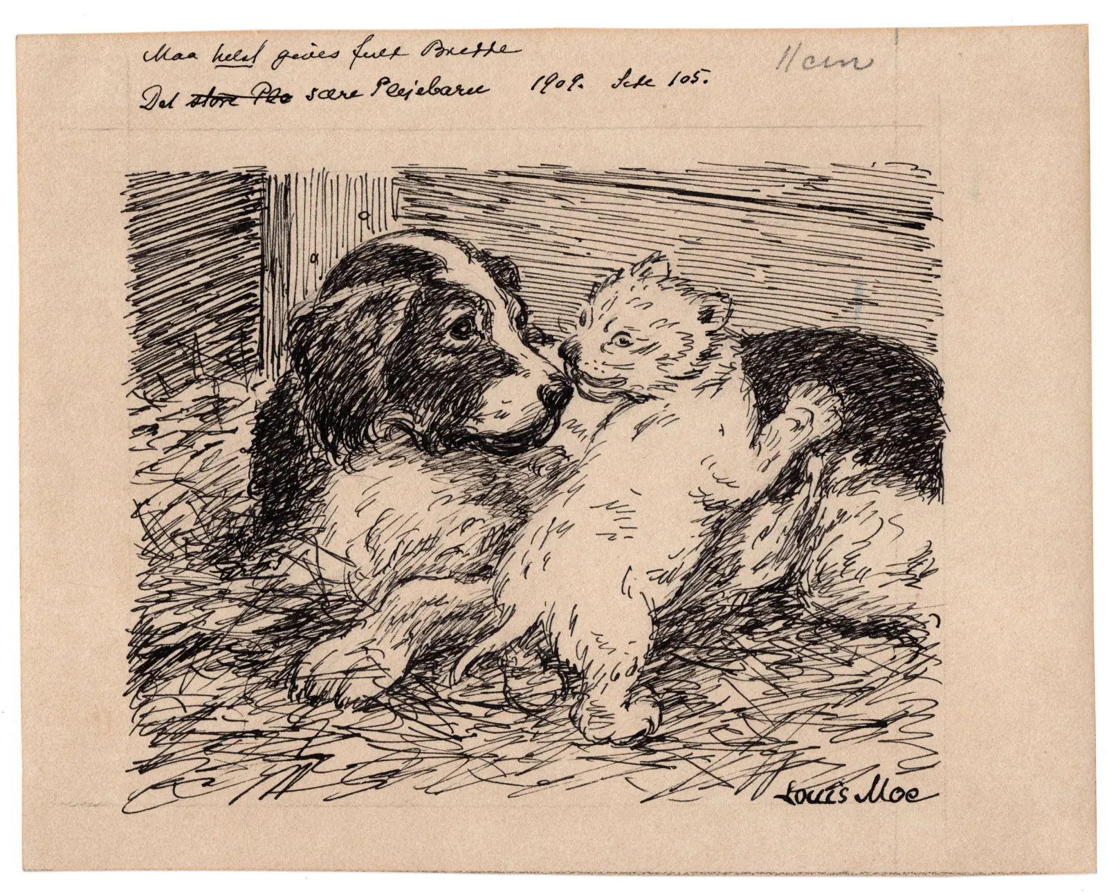 Louis Moe: Det sære Plejebarn, 1909