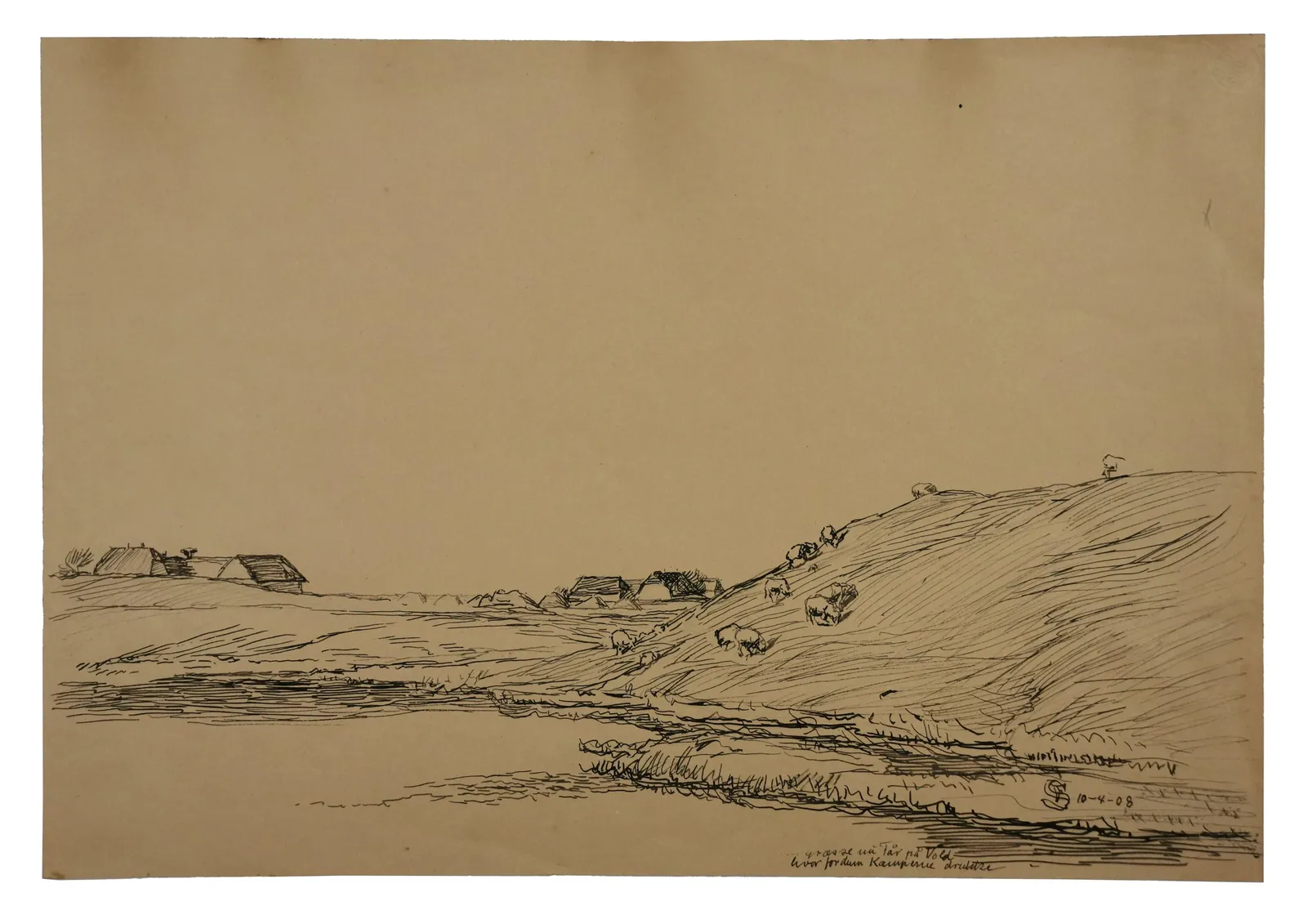 Fritz Syberg: Hollandsk landskab, 1908