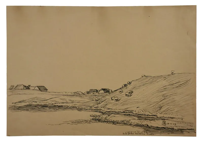 Fritz Syberg: Hollandsk landskab, 1908