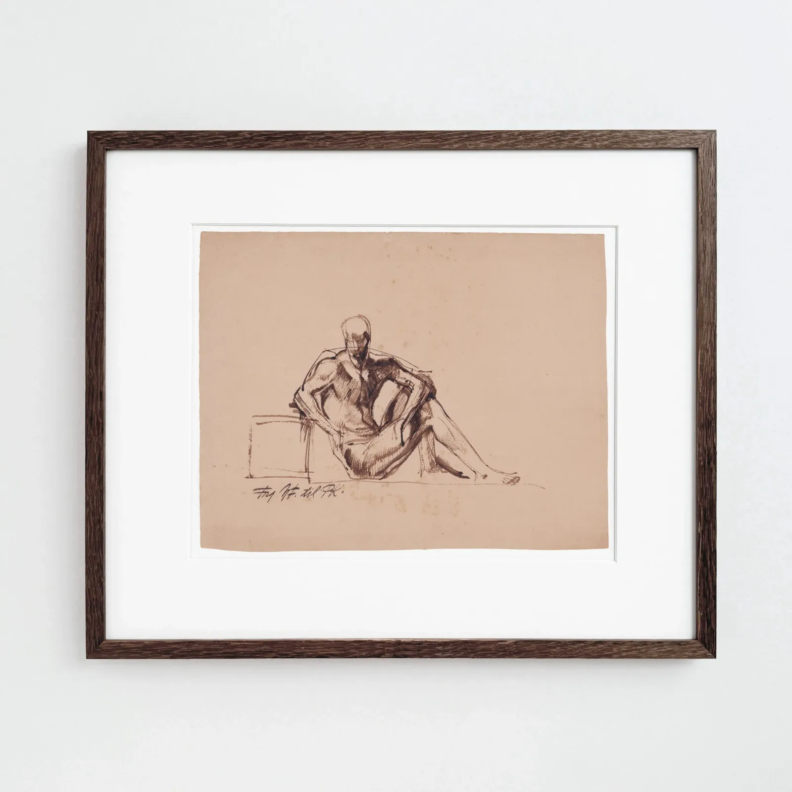 Einar Utzon-Frank: Siddende figur