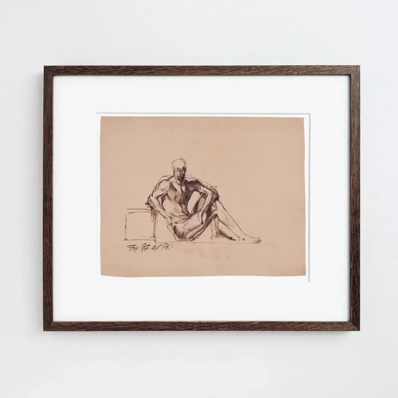 Einar Utzon-Frank: Siddende figur
