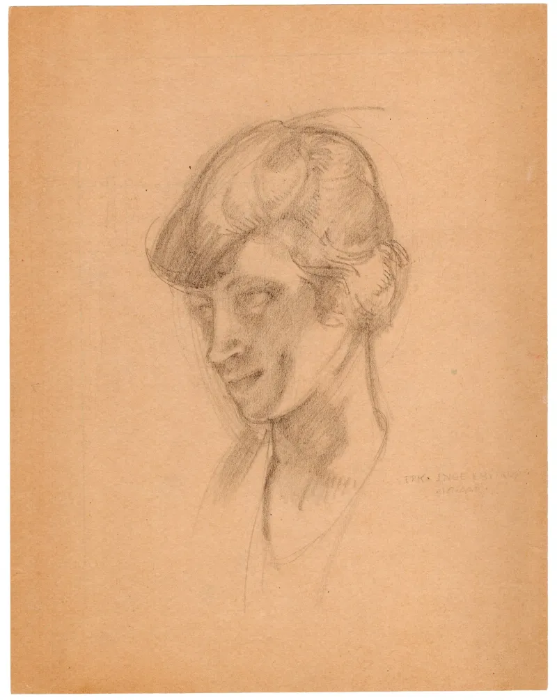 Einar Utzon-Frank: Frk. Inge Ebstrup, ca. 1915