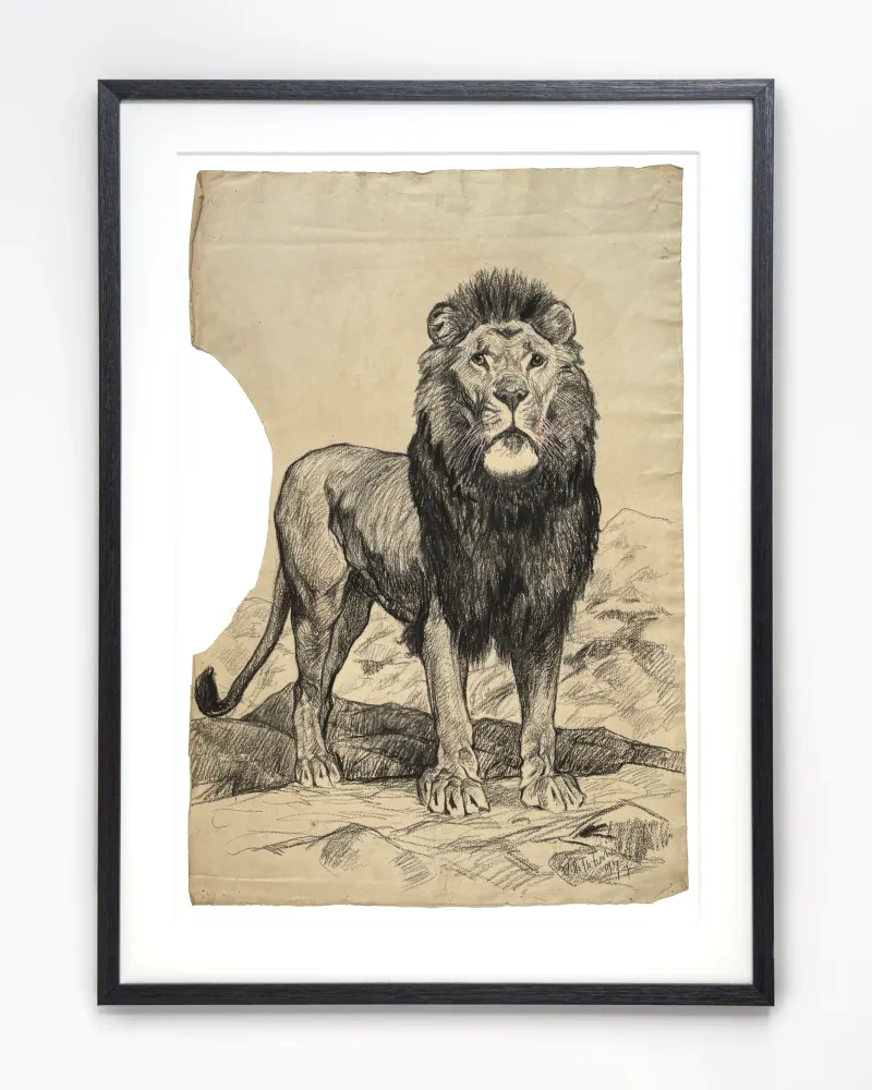 Vilh. Th. Fischer: Løve, 1897